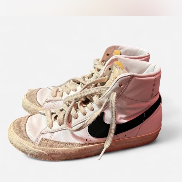 Nike Shoes - Nike Women's White and Black High-Top Sneakers